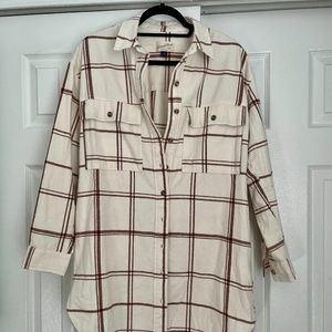 Long Flannel Shirt